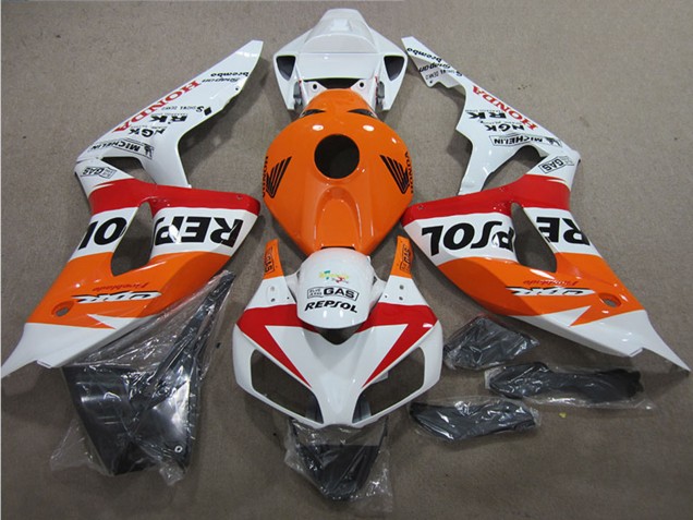 Carénages Moto Honda CBR1000RR 2006-2007 - Blanc Orange Rouge Noir Repsol