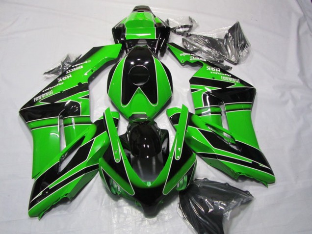 Carénage Moto Honda CBR1000RR 2004-2005 - Vert Noir Brillant