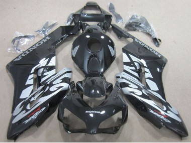 Carénages Moto Honda CBR1000RR 2004-2005 - Noir Brillant Argent