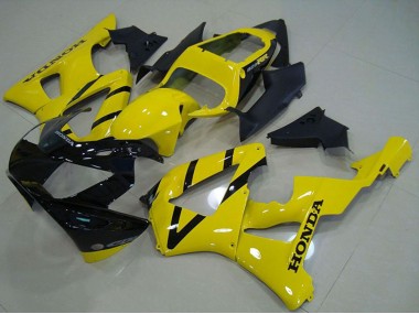Carénage Moto Honda CBR900RR 929 2000-2001 - Jaune Noir Brillant
