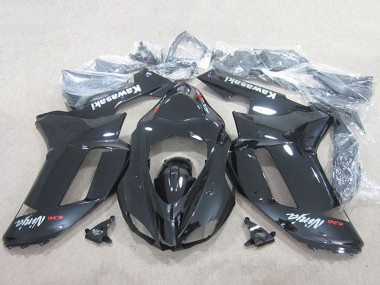 Carénages Moto Kawasaki ZX6R 2007-2008 - Noir Ninja 636