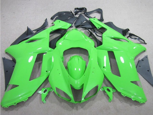 Carénages Moto Kawasaki ZX6R 2007-2008 - Vert