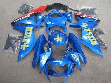 Carénages Moto Suzuki GSXR 600 2011-2024 - Bleu Or Rizla