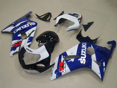 Carénages Moto Suzuki GSXR 750 2001-2003 - Bleu Blanc