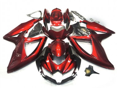 Carénages Moto Suzuki GSXR 750 2008-2010 - Rouge Brillant