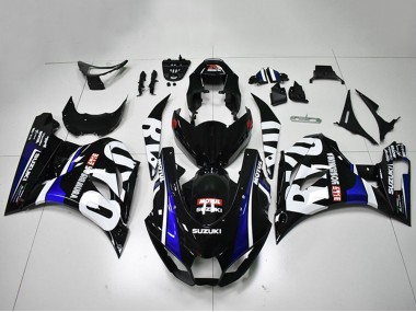 Carénages Moto Suzuki GSXR 1000 2017-2024 - Noir Blanc Bleu Motul