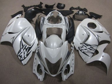 Carénages Moto Suzuki GSXR 1300 Hayabusa 2008-2020 - Blanc Noir