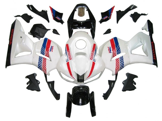 Kits Carénage Moto Honda CBR600RR 2013-2023 - Blanc Rouge Bleu