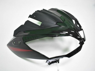 Carénages Moto Kawasaki EX650 2012-2016 - Rouge Noir Brillant