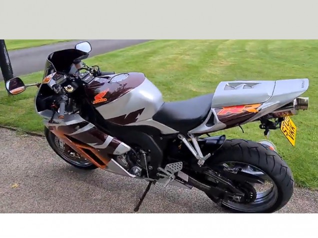 Carénages Moto Honda CBR1000RR 2006-2007 - Argent Orange