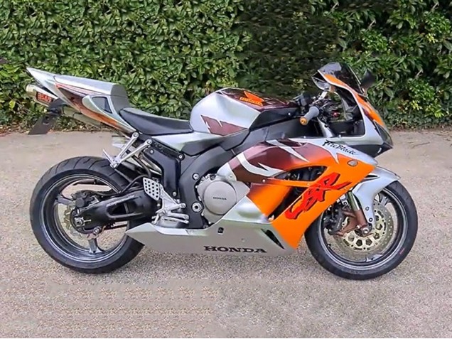 Carénages Moto Honda CBR1000RR 2006-2007 - Argent Orange