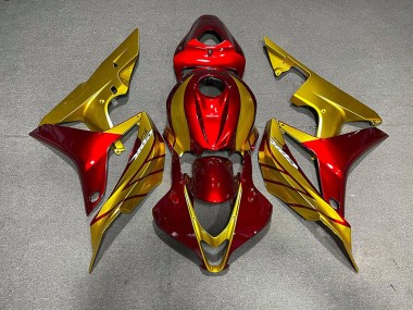Or Rouge 2007-2008 Honda CBR600RR Carénage Moto