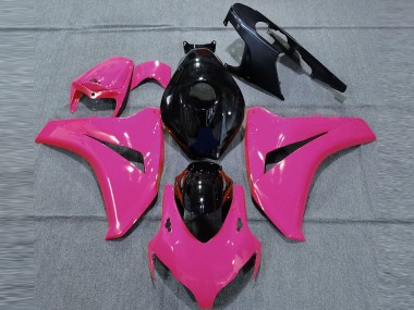 Rose Brillant & Noir 2008-2011 Honda CBR1000RR Carénage Moto