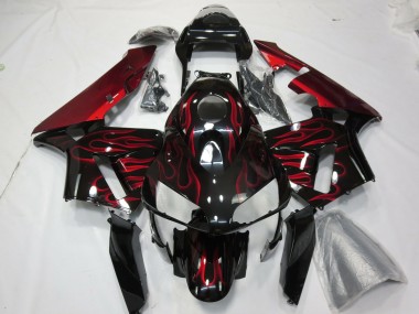 Rosso Fiamma 2003-2004 Honda CBR600RR Carénage Moto