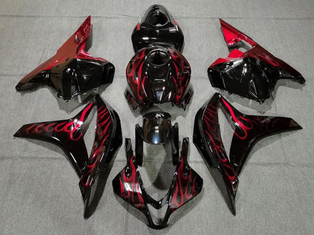 Rosso Fiamma 2009-2012 Honda CBR600RR Carénage Moto