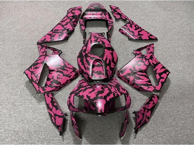 Rouge Camouflage 2003-2004 Honda CBR600RR Carénage Moto