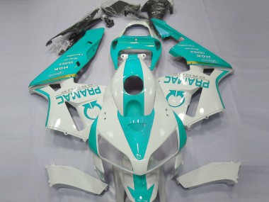 Sarcelle Personnalisée 2005-2006 Honda CBR600RR Carénage Moto