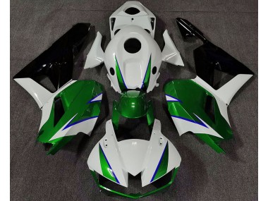 Vert Brillant Blanc & Bleu 2013-2023 Honda CBR600RR Carénage Moto