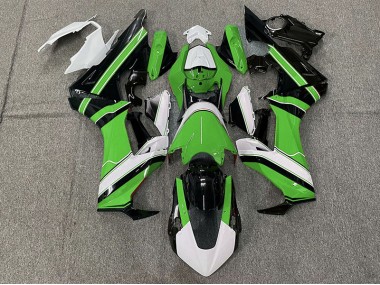 Vert Brillant Blanc & Noir 2017-2023 Honda CBR1000RR Carénage Moto