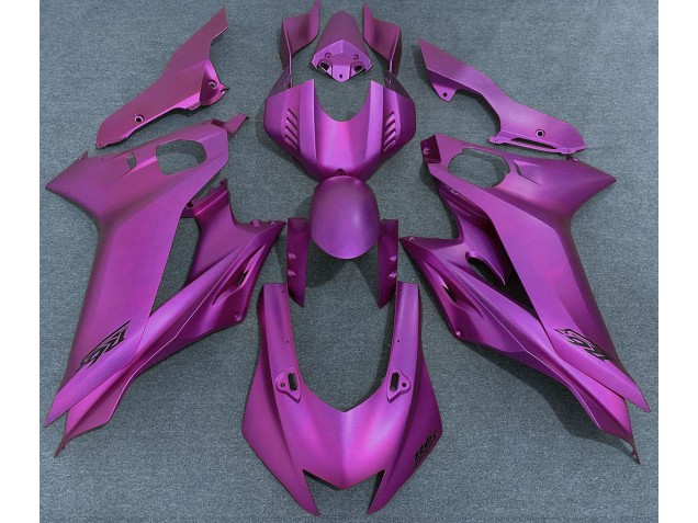 Violet Vif Mat 2017-2021 Yamaha R6 Carénage Moto